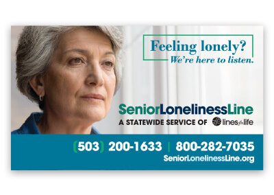 2024 Senior Loneliness Line Card Woman 3.5×2