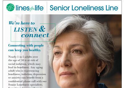 2024 Senior Loneliness Line Flyer Pulltabs