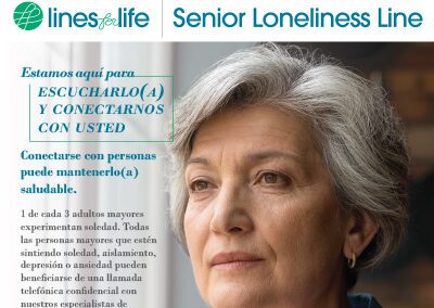 2026 Senior Loneliness Flyer Pull Tabs Spanish